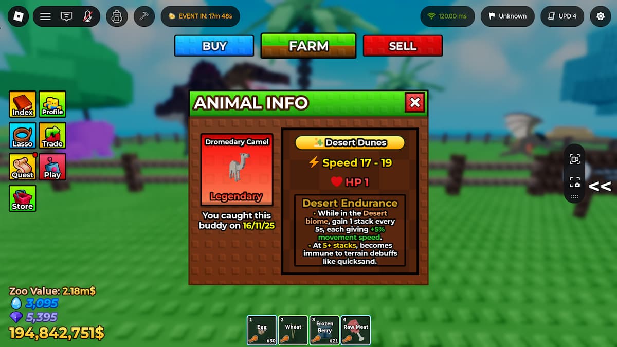 Desert Dunes Animals in Raise Animals