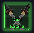 Dual Katana in Rogue Piece