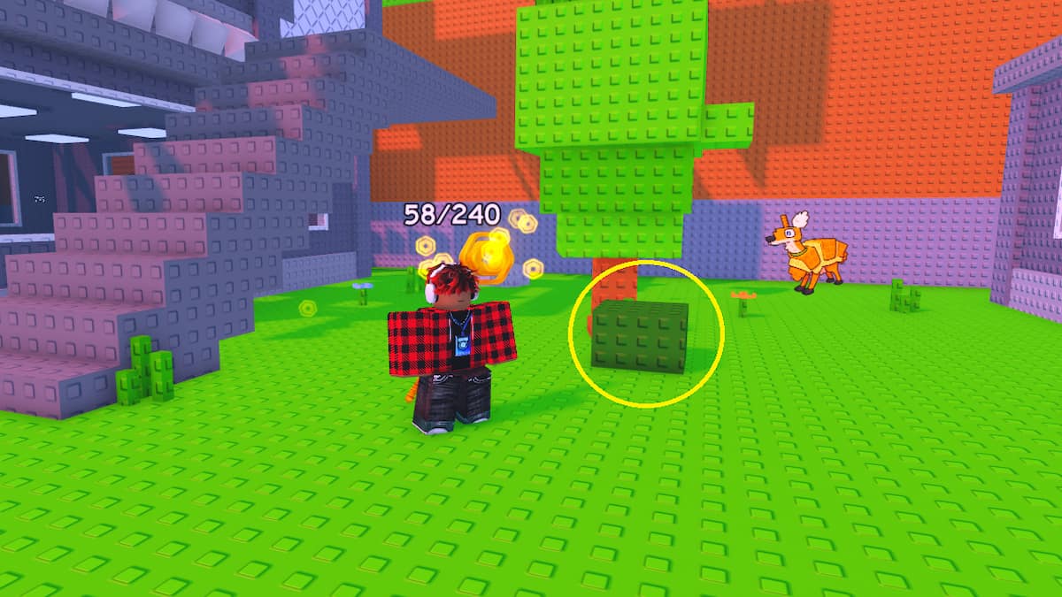 The Green Bush in Find A Brainrot