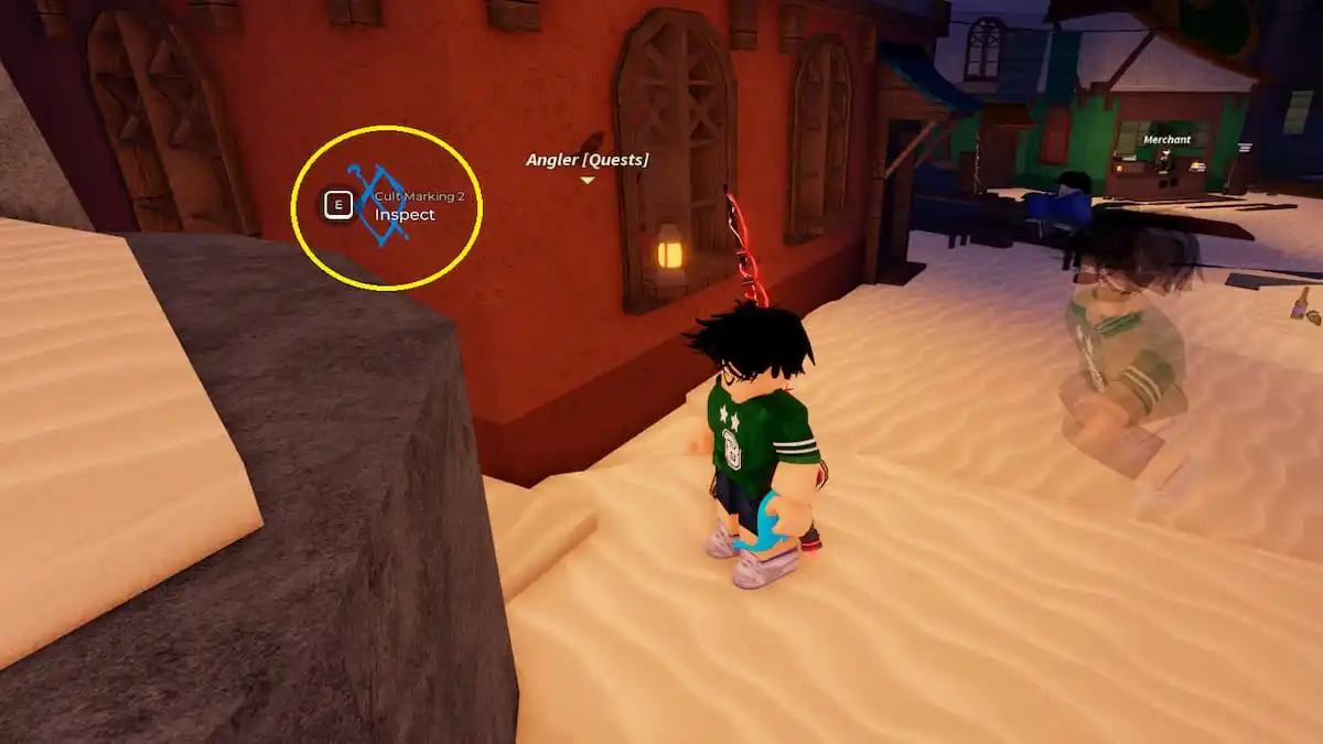 The Cultist Markings in Fisch