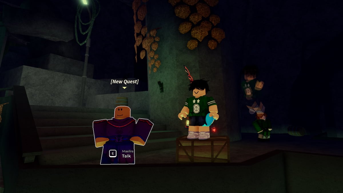 The Maelira NPC in Fisch