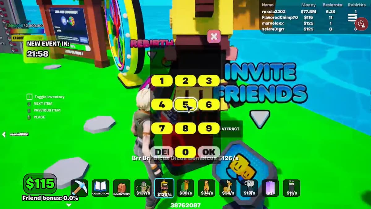 Garden Vs Brainrots Fortnite Codes