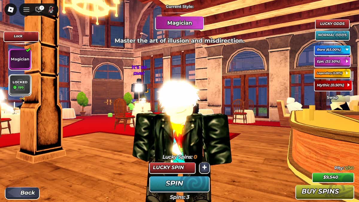 Get Styles in Roblox Slap