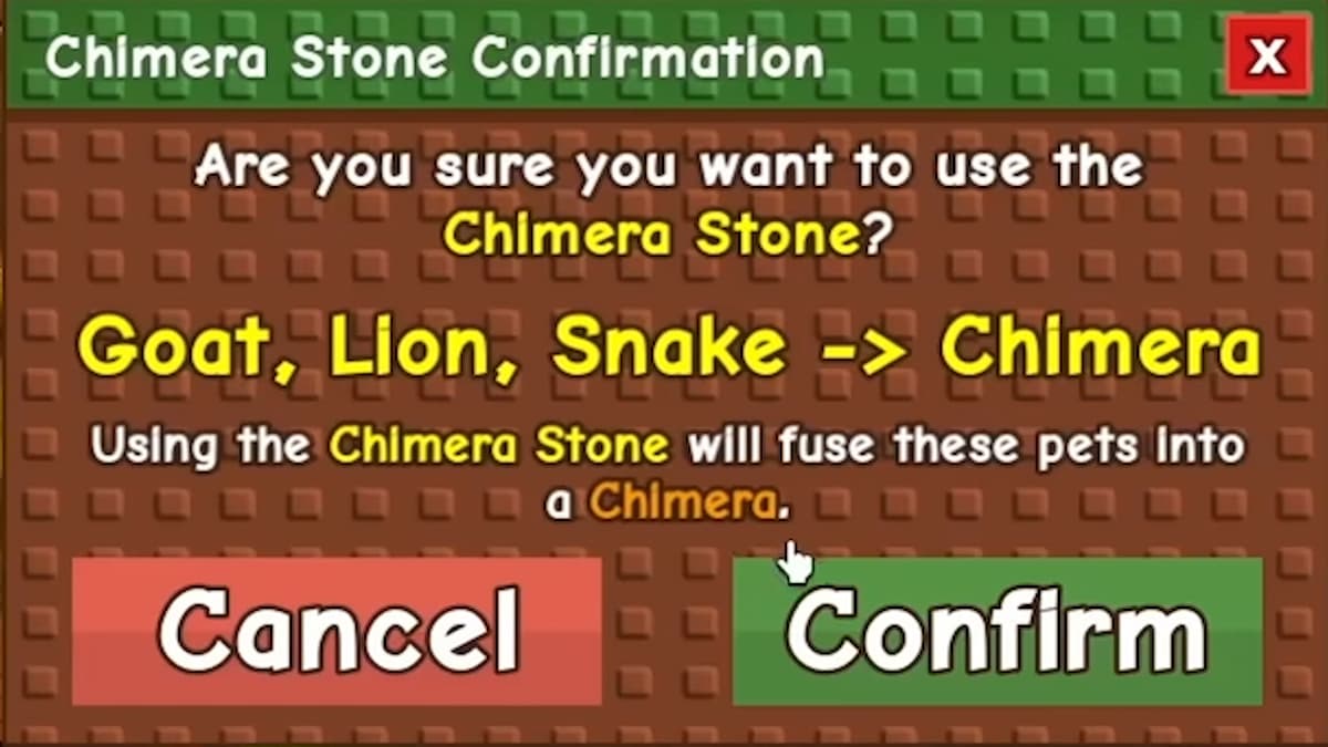 The Chimera Fusion Menu