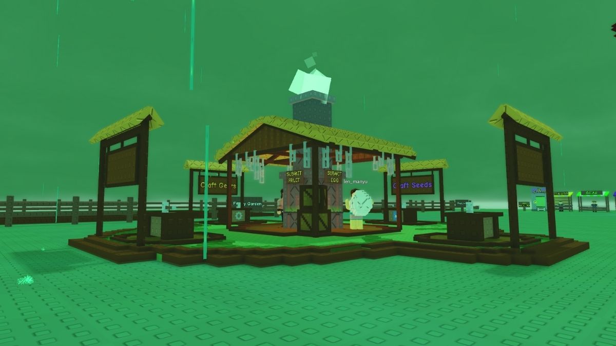 Smithing area in Grow A Garden