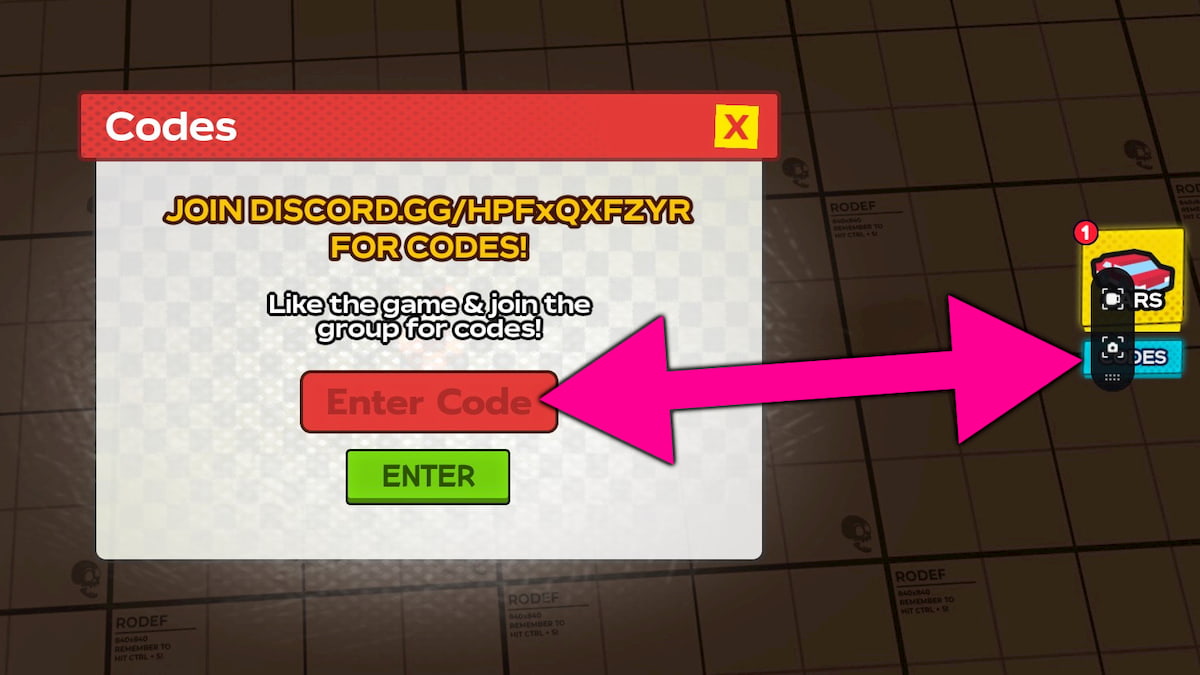 How to redeem Cars vs Trucks codes.