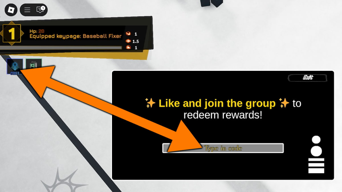 How to redeem Nocti codes.