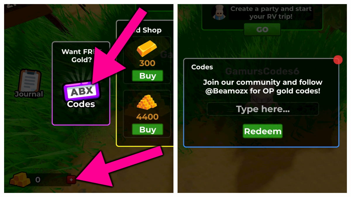 How to redeem RV Chaos codes.