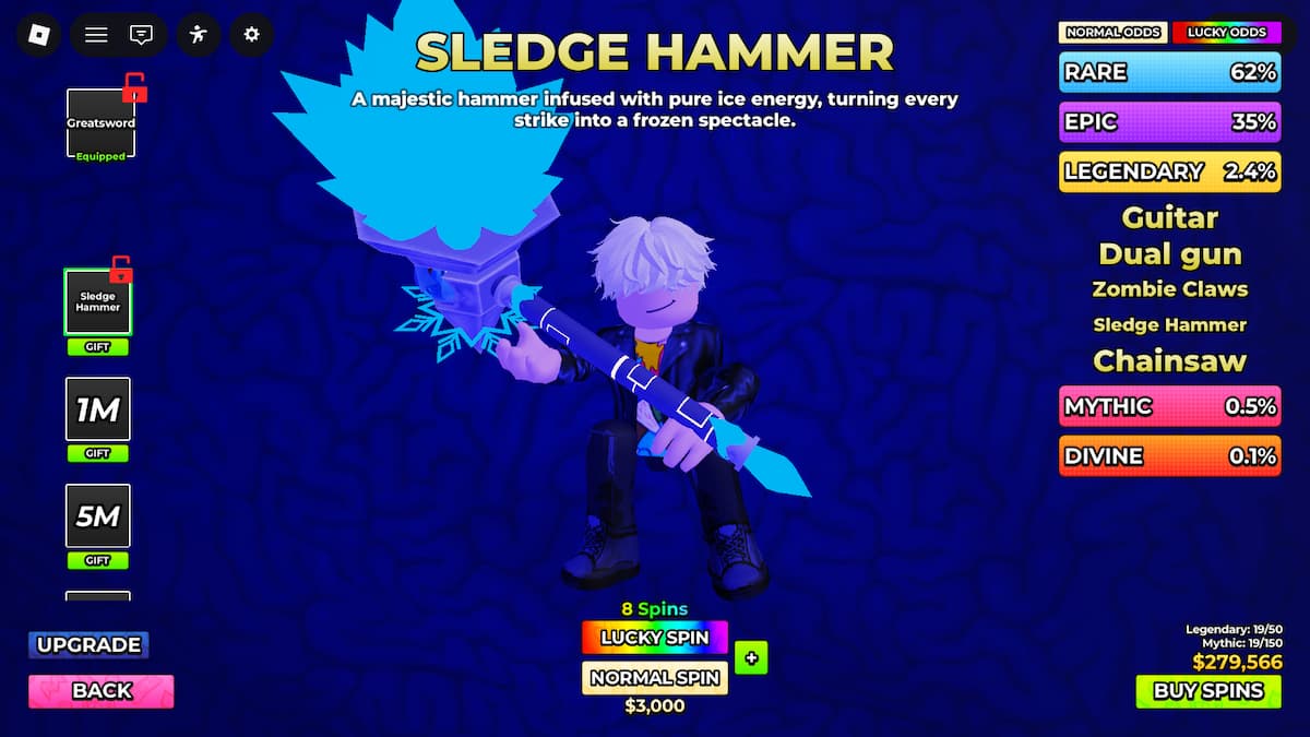 Hunty Zombie Sledgehammer