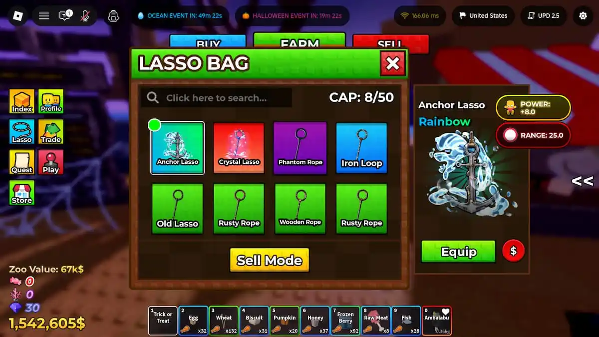 Lasso Gacha in Raise Animals
