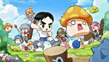 MapleStory Idle RPG promo art.