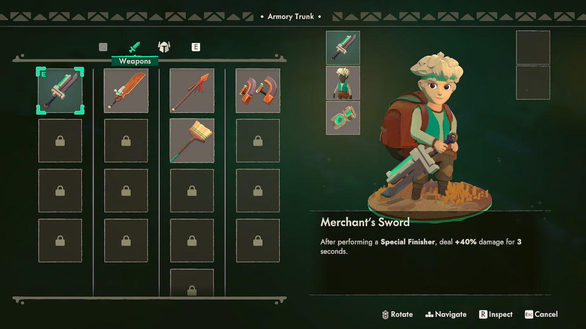 Moonlighter 2 best weapon to craft first early