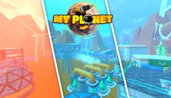 My Planet Tycoon promo art.