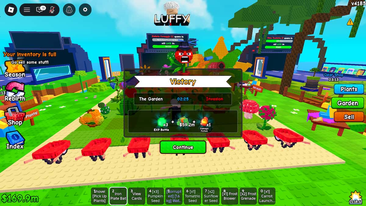 Plants Vs Brainrots Wave Clear