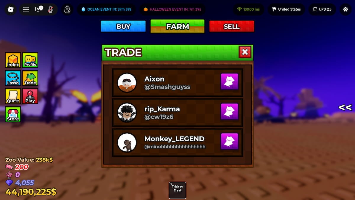 Raise Animals Trading System