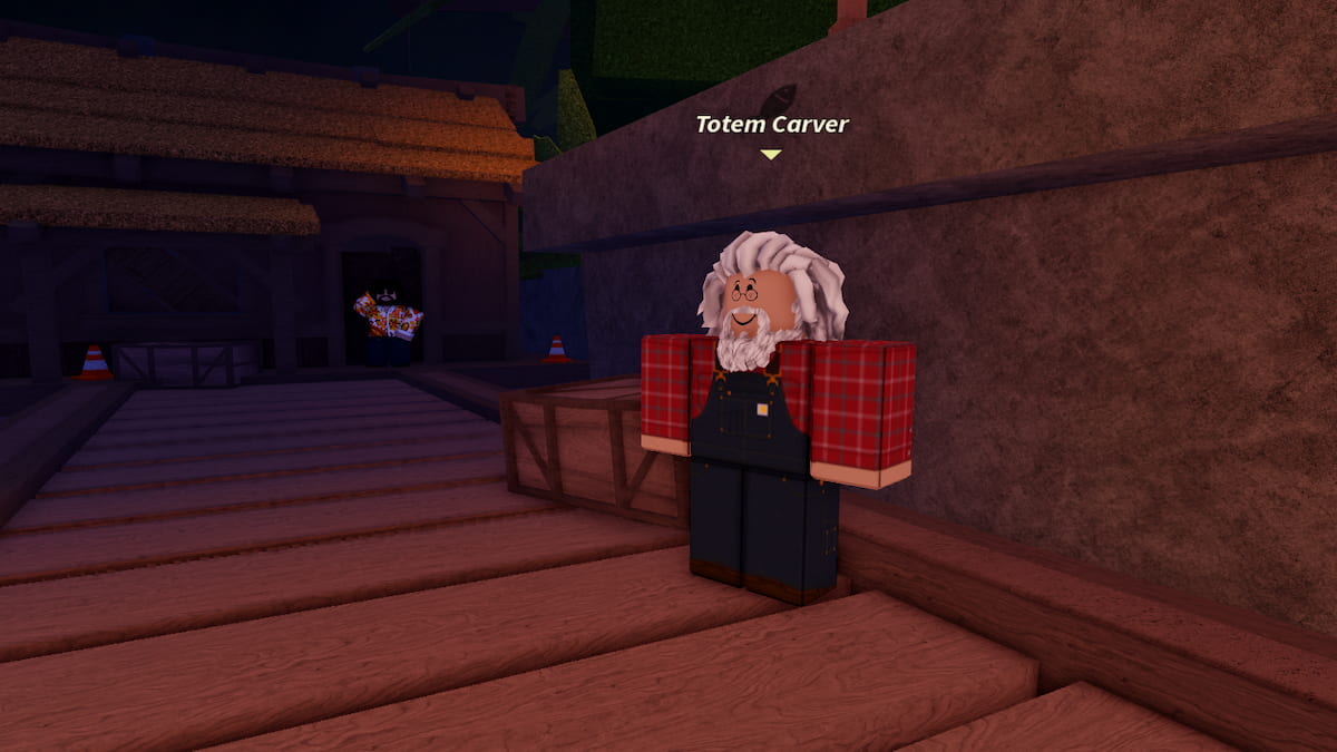 The Totem Craver NPC in Fisch