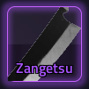 Zangetsu in Rogue Piece