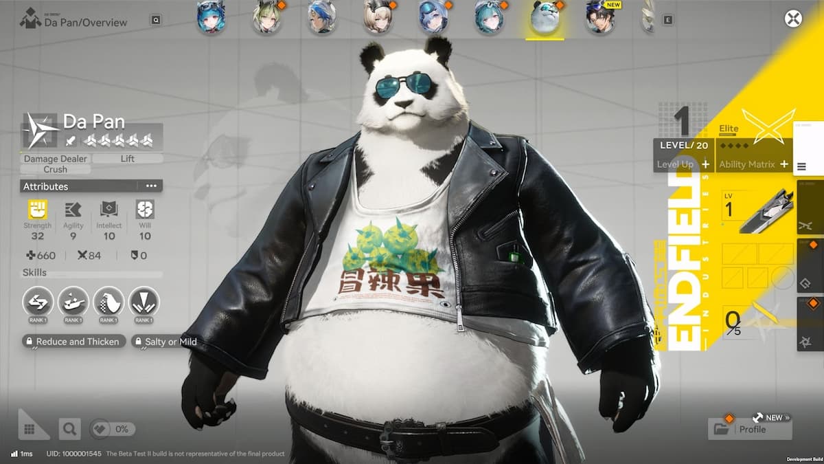 Da Pan character in Arknights Endfield