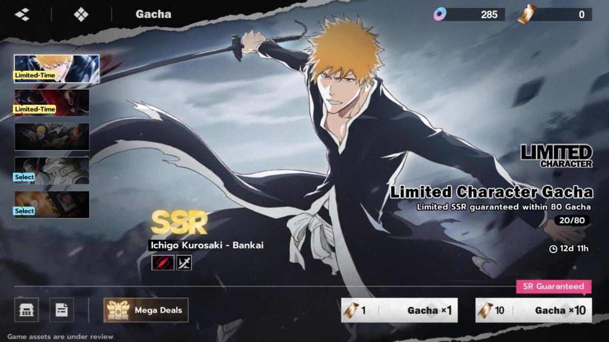 The first limited banner in Bleach Soul Resonance