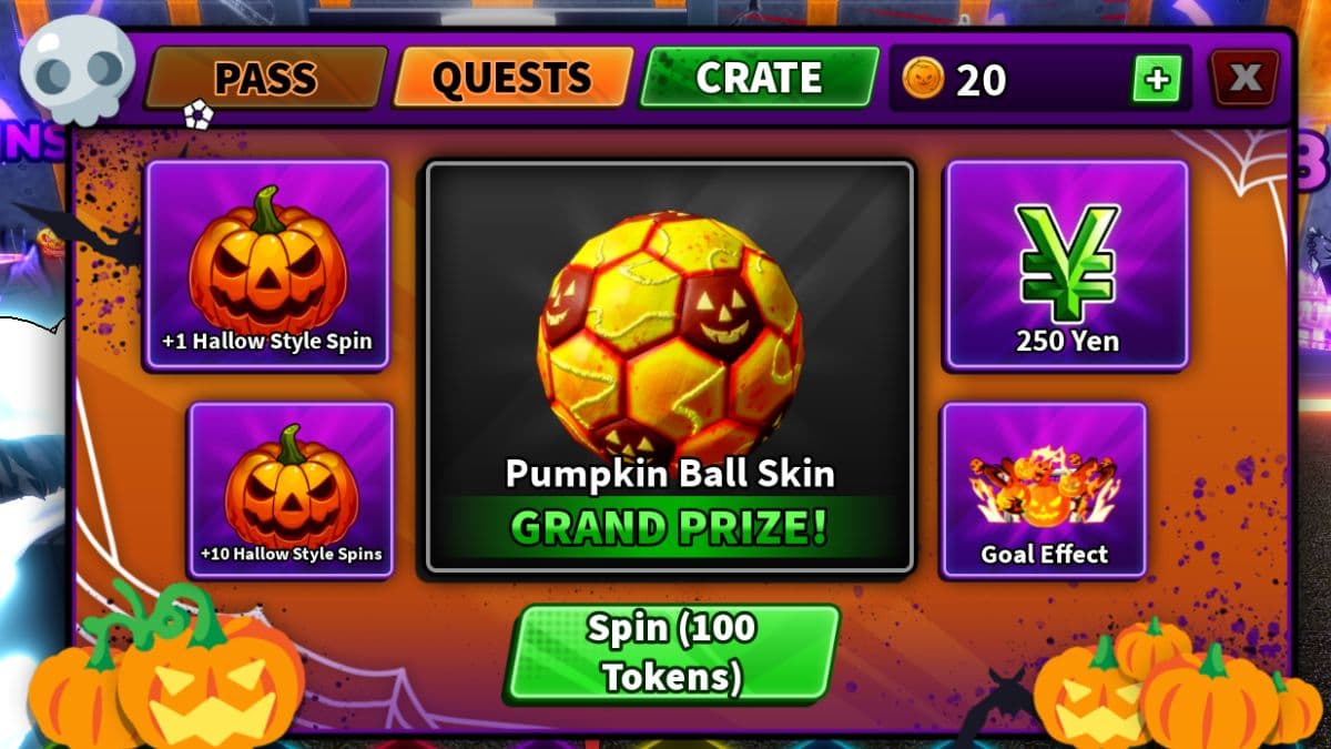 Blue Lock Rivals Haloween Rewards