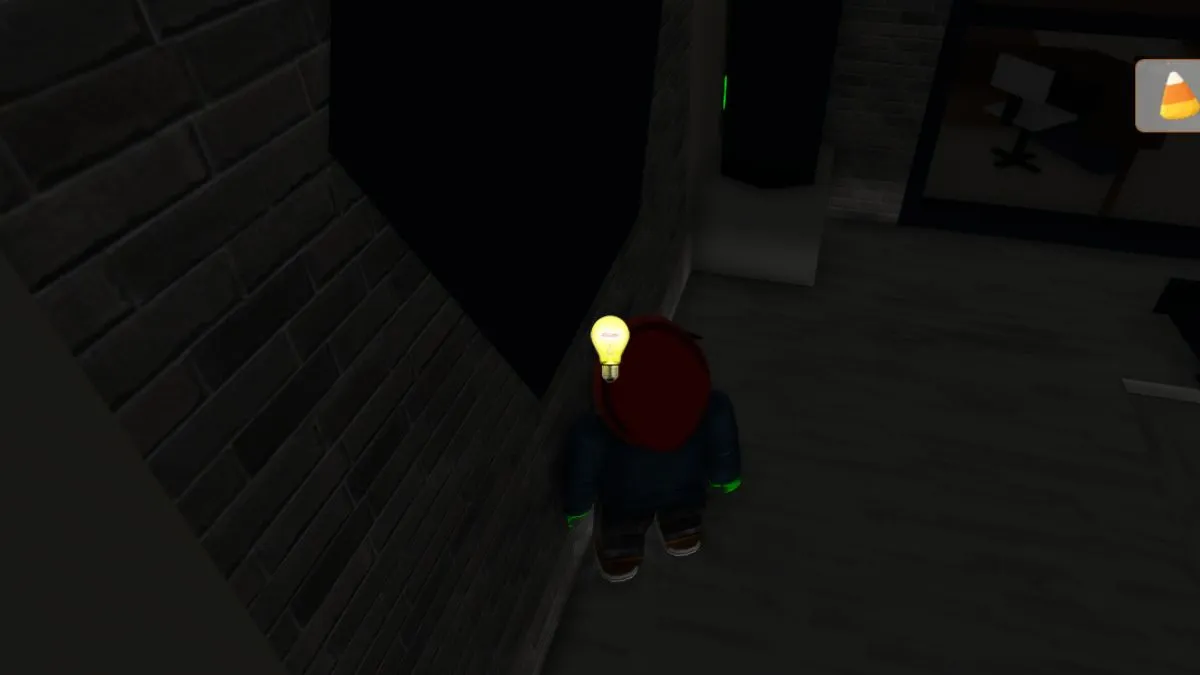Brookhaven Town Hall attic entrance, historical hunt Historical Brookhaven RP Town Hall attic entrance associated with a 2025 Candy Corn hunt