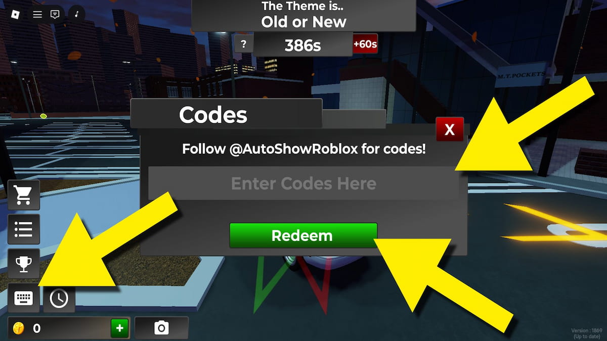 How to redeem Autoshow codes