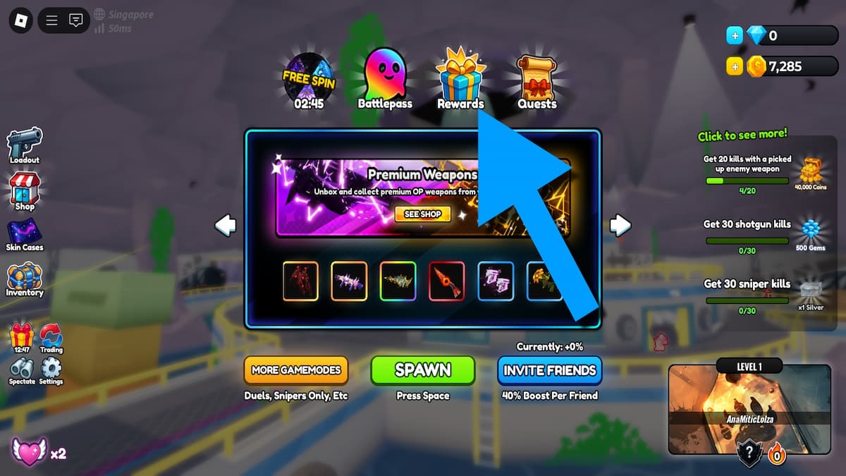 How to redeem codes in Hypershot.