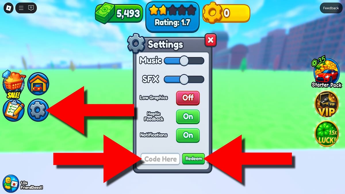 How to redeem My Car Workshop codes