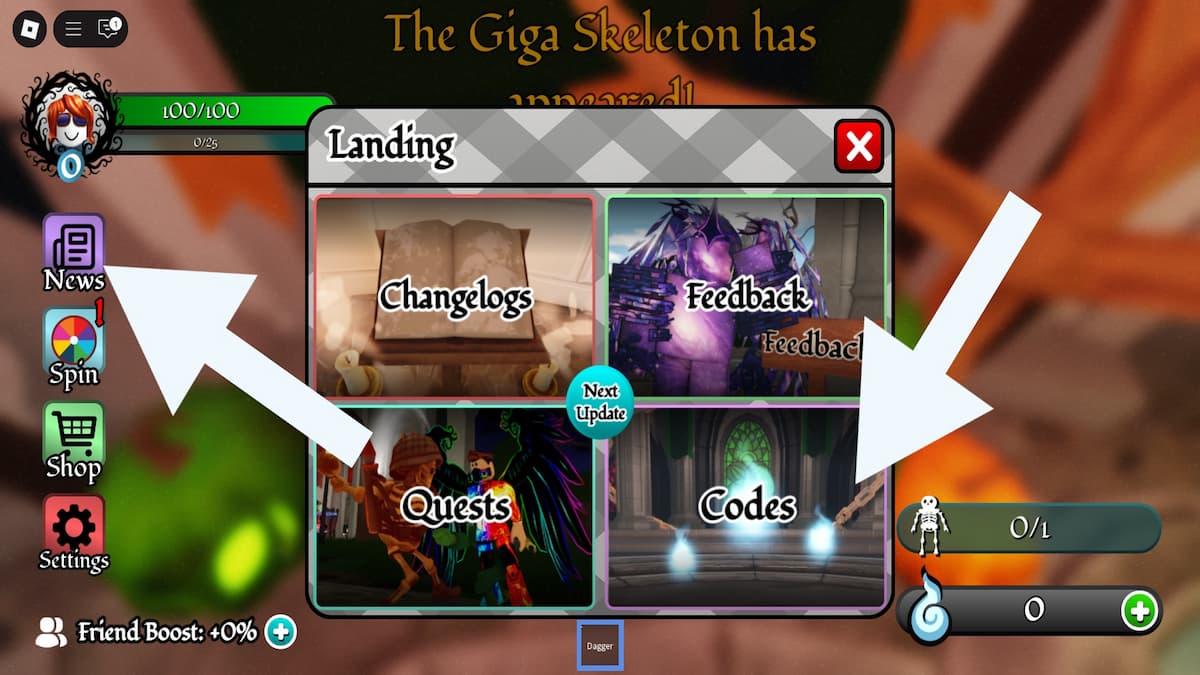 How to redeem Necromancer Simulator codes.