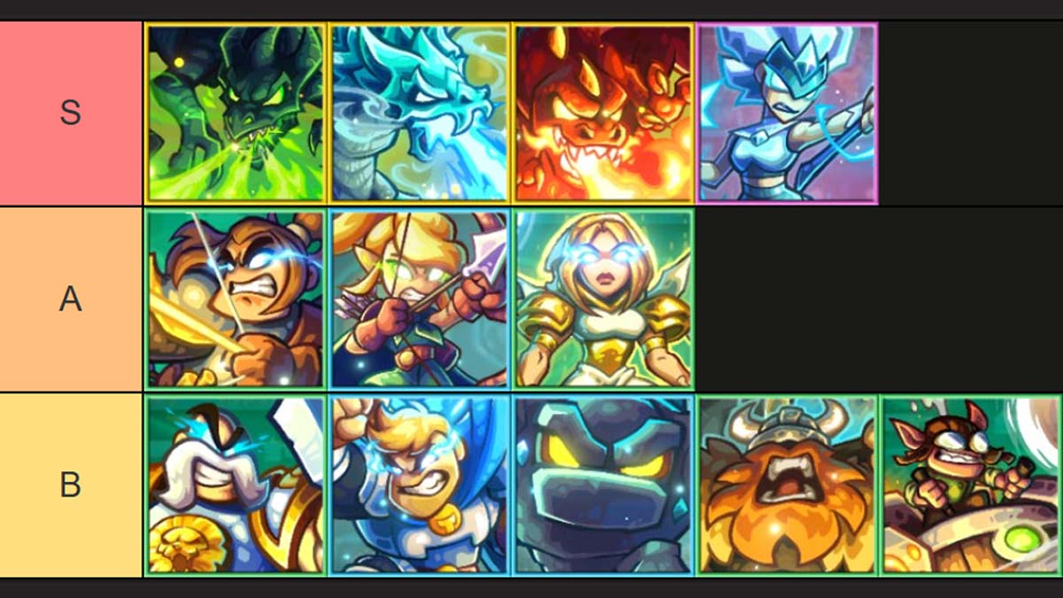 Kingdom Rush Battles HeroTier List