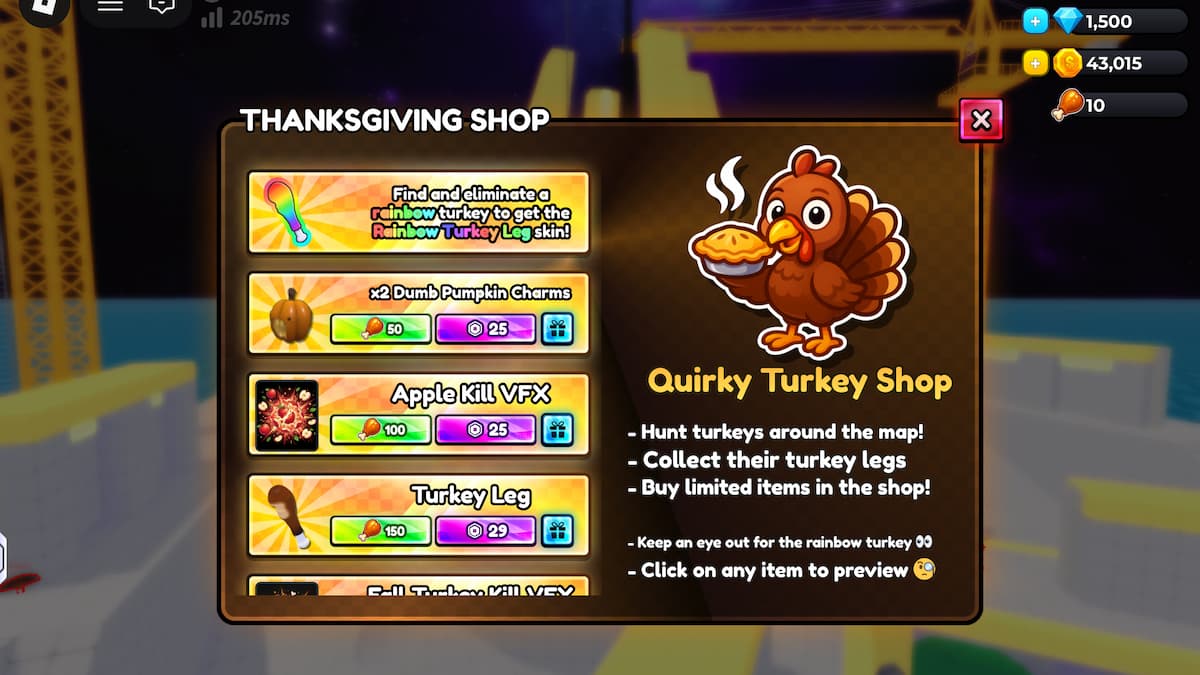 The Thanksgiving shop
