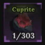 Cuprite Epic Ore in the Forge