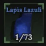 Lapis Lazuli ore in the forge