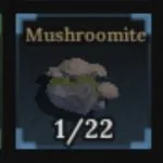 Mushroomite Ore in the forge