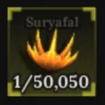 Suryafal Relic rarity ore in the Forge