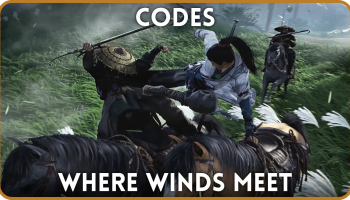 Cover image of Where Winds Meet on the Steam platform with a codes title in the foreground.