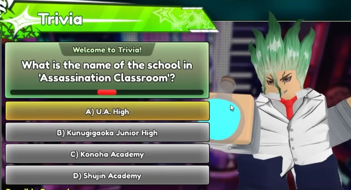 Anime Ascendants Trivia All Correct Answers Questions