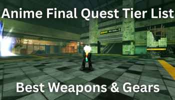 Anime Final Quest Tier List