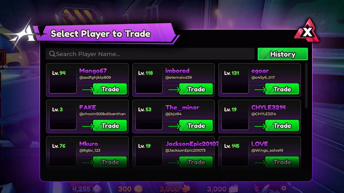 The Anime Vanguards Trading Window