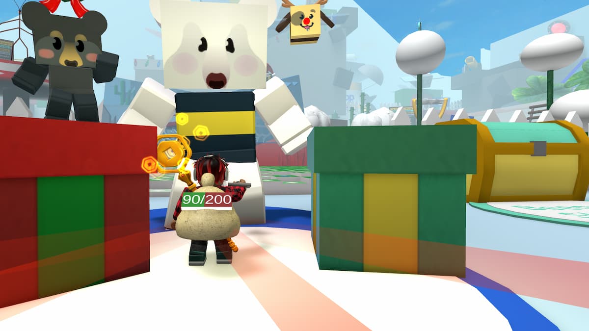 The Bee Bear in Bee Swarm Simulator