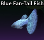 Blue Fan-Tail Fish