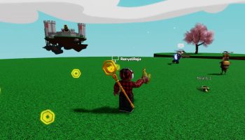 A player fighting in Slap Battles