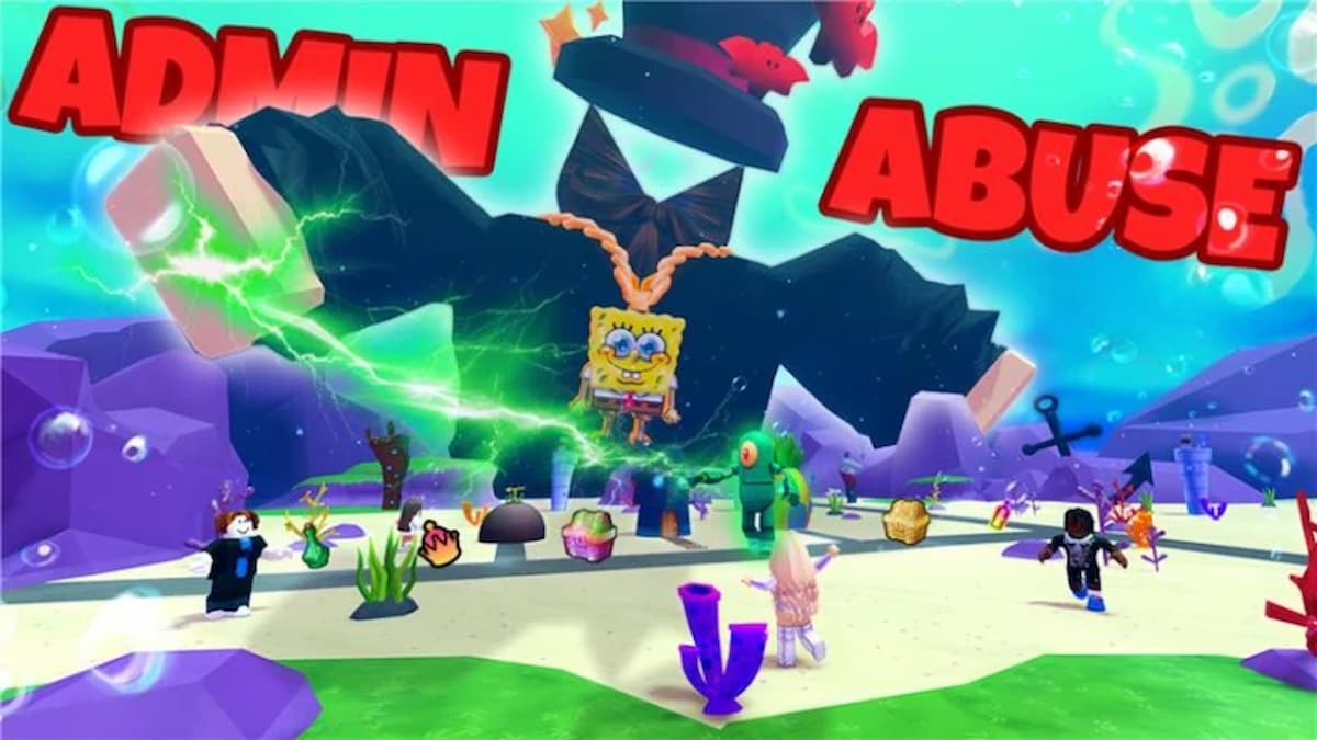 A giant character in SpongeBob Tower Defense