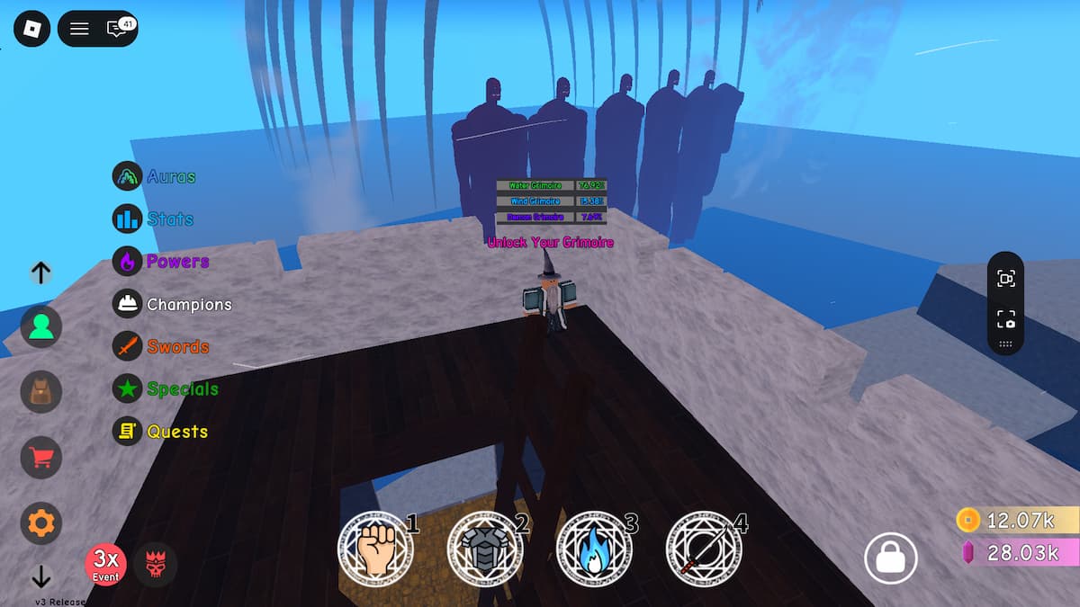 Get Grimoire in Anime Fighting Simulator Endless