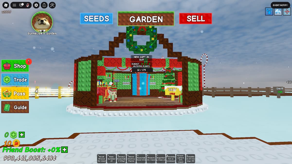 Grow a Garden Christmas Event Part 2