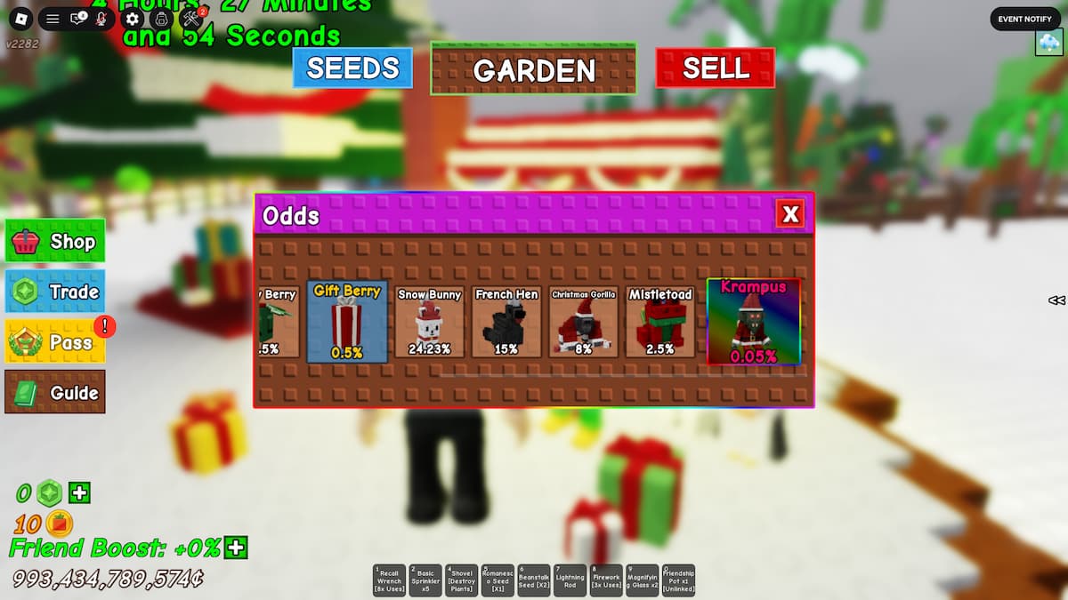 Grow a Garden Christmas Pets