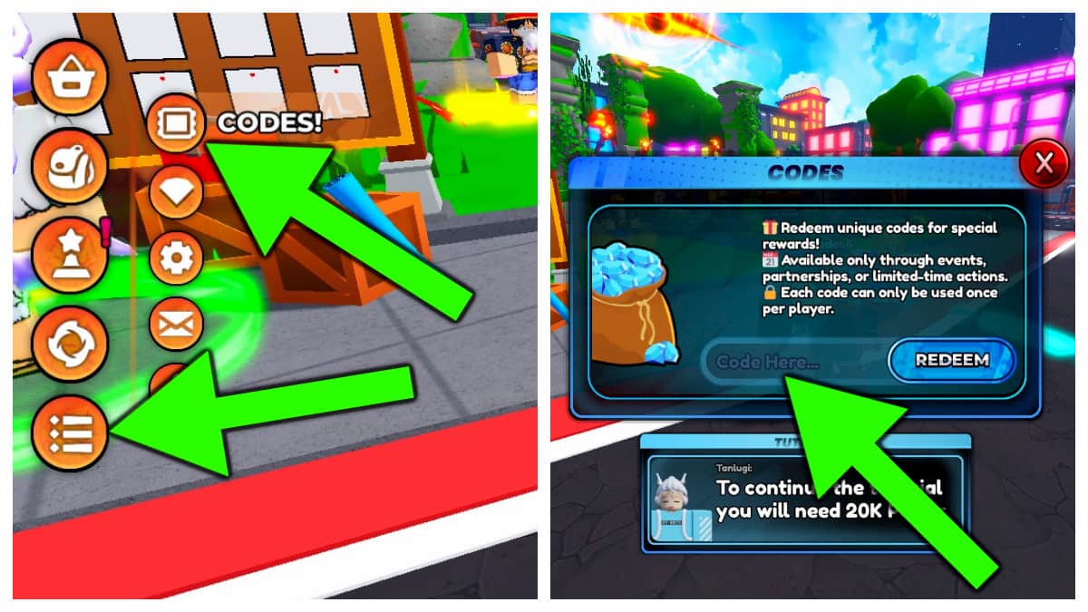 How to redeem Anime Advance codes.