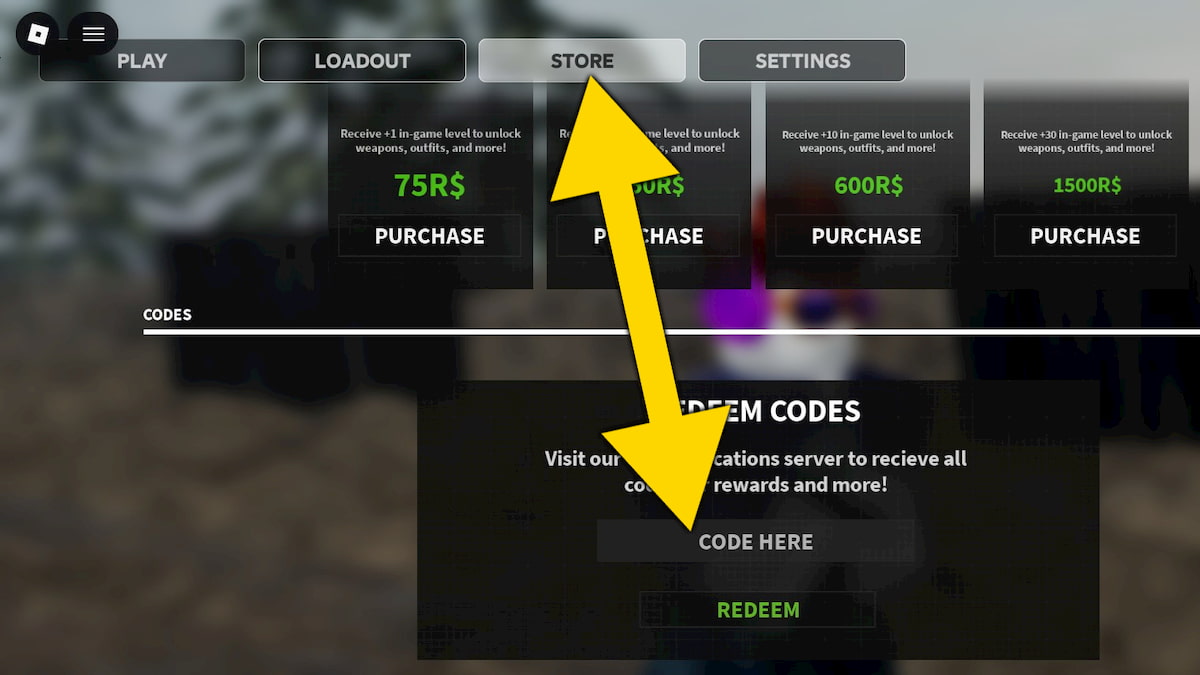 How to redeem Roblox Warfare codes.