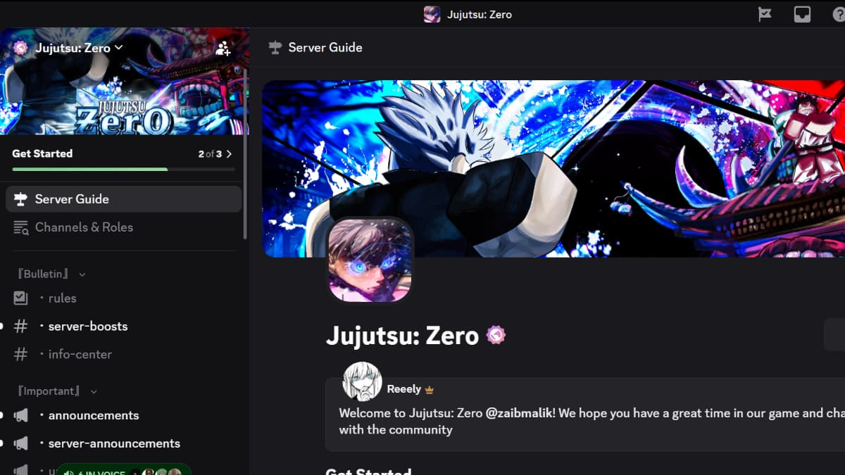 Jujutsu Zero Discord
