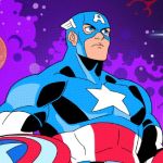 Captain America in Cosmic Invaision game